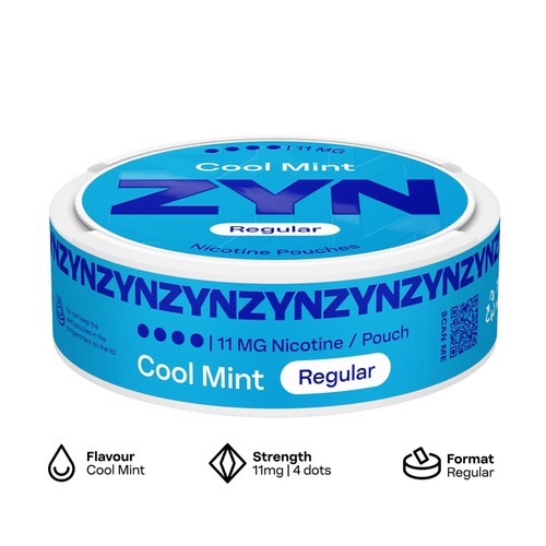 ZYN Cool Mint 11mg Nicotine Pouches  thumbnail 2