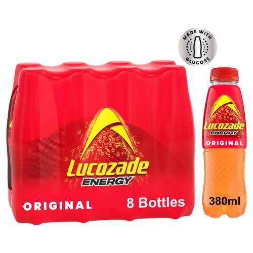 Lucozade Energy Original 8 x 380ml Multipack