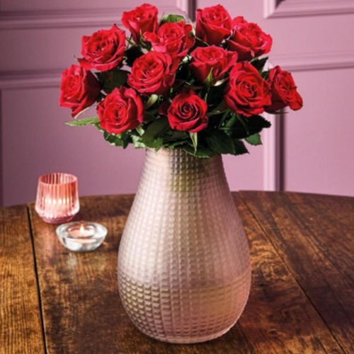 Morrisons Dozen Red Roses Flower Bouquet