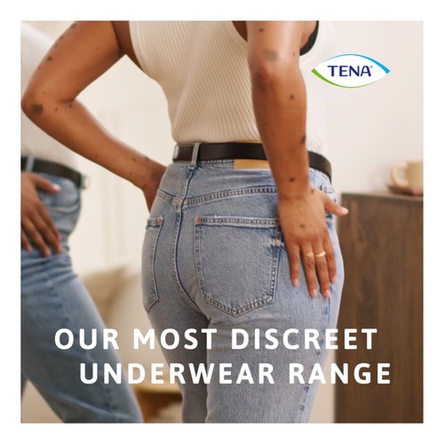 Tena Silhouette Incontinence Pants Black Large  thumbnail 5