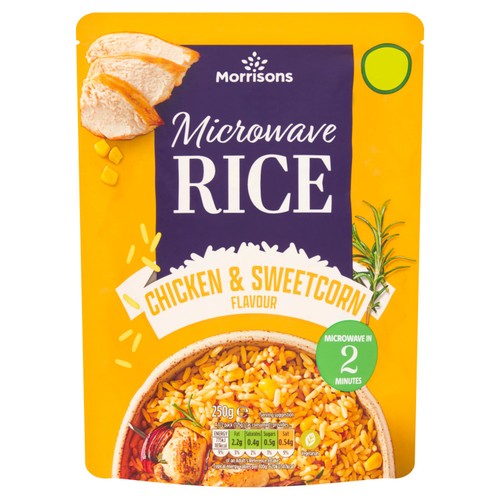 Morrisons Chicken & Sweetcorn Micro Rice