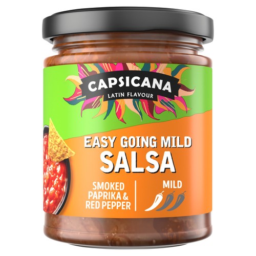 Capsicana Mexican Red Pepper & Smoked Paprika Mild Salsa 285g