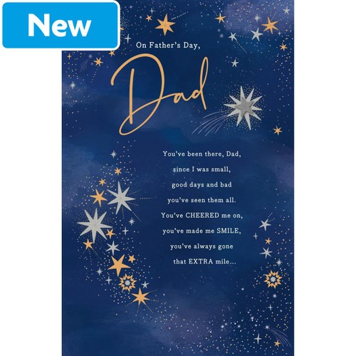 Father's Day Card Dad Stars