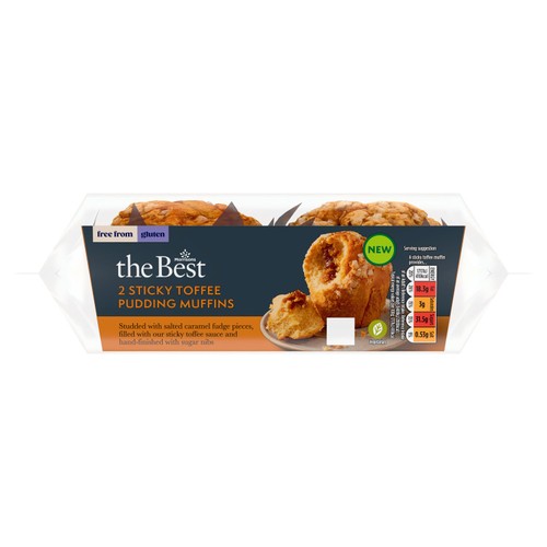 Morrisons The Best Free From Sticky Toffee Pudding Muffins