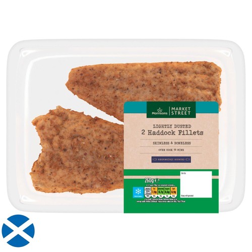 Morrisons Scottish Lightly Dusted Haddock Fillets