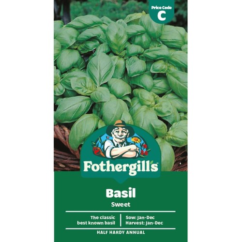 Mr Fothergills Basil Sweet Seeds
