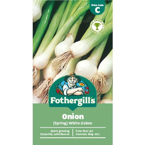 Mr Fothergills Onion White Lisbon Seeds
