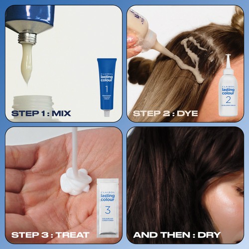 Clairol Lasting Colour Permanent Hair Dye 4 Dark Brown thumbnail 5