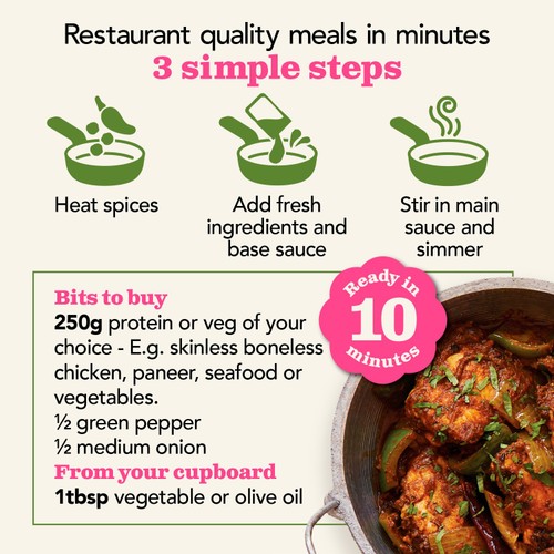 The Spice Tailor Balti Indian Curry Sauce Meal Kit 300g thumbnail 4