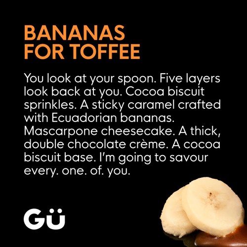 Gu Banoffee Cheesecake Dessert 2x86g thumbnail 4