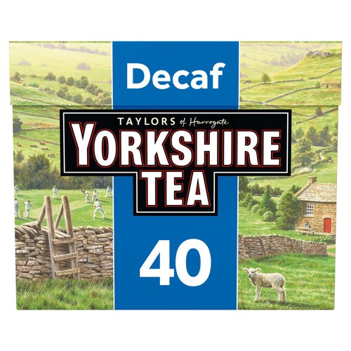 Yorkshire Tea Decaf 40 Tea Bags 125g