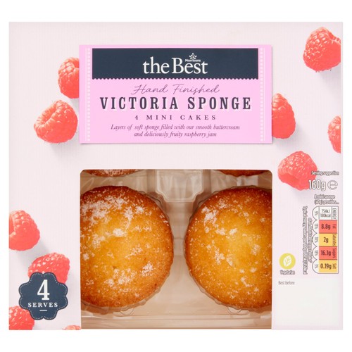 Morrisons The Best Mini Victoria Sponge Cakes