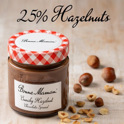 Bonne Maman Crunchy Hazelnut Chocolate Spread  thumbnail 2