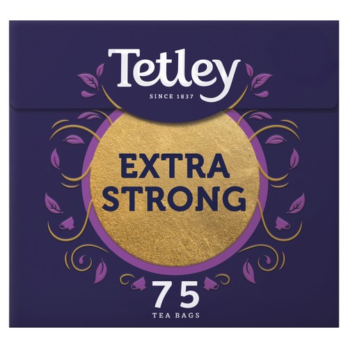 Tetley Extra Strong 75 Tea Bags  thumbnail 2