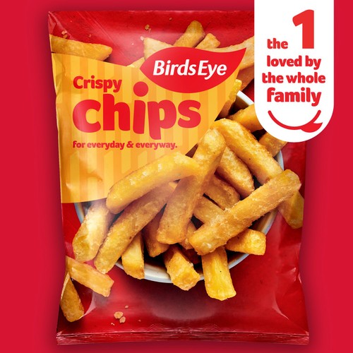 Birds Eye Crispy Straight Cut Chips 900g thumbnail 2
