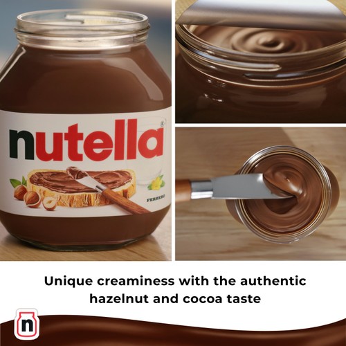 Nutella Hazelnut Spread with Cocoa 1000g thumbnail 5