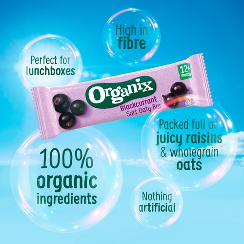 Organix Blackcurrant Oaty Bars Organic Toddler Snacks Multipack 6x23g thumbnail 7