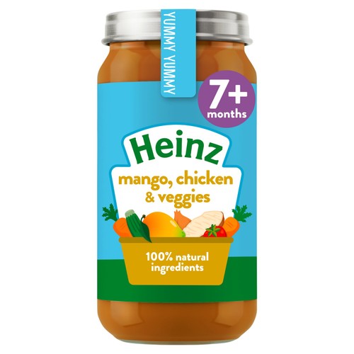 Heinz Mango, Chicken & Veggies Baby Food Jar 200g