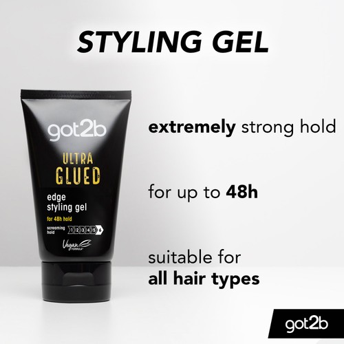 Got2b Glued Spiking Glue Ultra Edge Styling Gel thumbnail 2