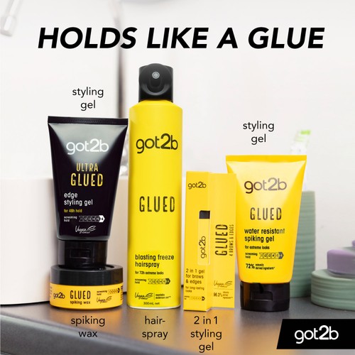 Got2b Glued Spiking Glue Ultra Edge Styling Gel thumbnail 5