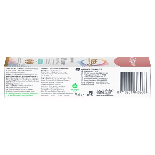 Colgate Total Plaque Pro Release Fresh Mint Toothpaste  thumbnail 2