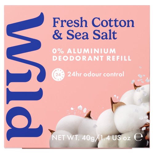 Wild Fresh Cotton & Sea Salt Deodorant Refill  thumbnail 5