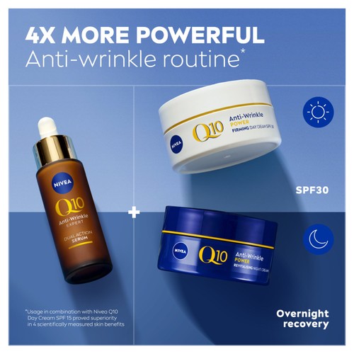 NIVEA Q10 Anti Wrinkle Expert Dual Action Serum thumbnail 4