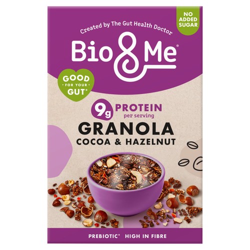 Bio&Me Cocoa & Hazelnut Gut-Loving Prebiotic Granola