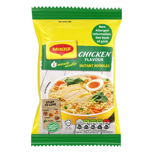 Maggi Chicken Flavour Instant Noodles Multipack 5 x 79g thumbnail 2