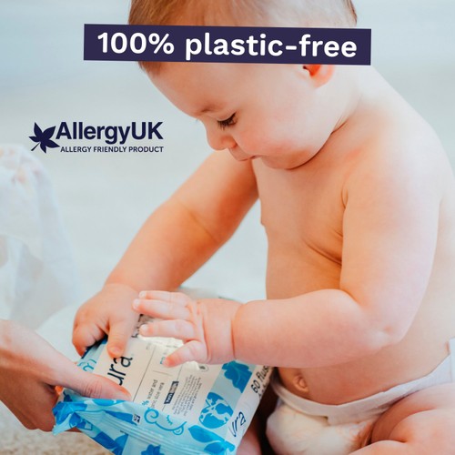 Pura Plastic Free Flushable Baby Wipes thumbnail 4