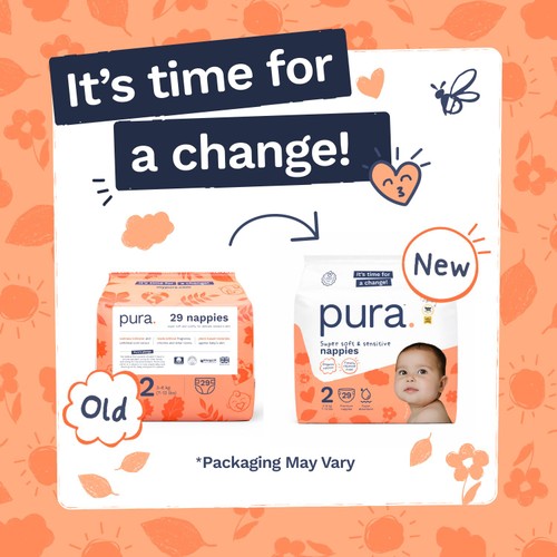 Pura Soft Baby Nappies Size 2 (29 pack) thumbnail 2