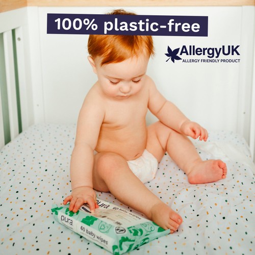 Pura Plastic Free Baby Wipes  thumbnail 2