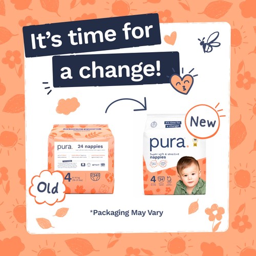 Pura Soft Baby Nappies Size 4 (24 pack) thumbnail 2