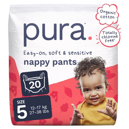 Pura Soft Comfort Nappy Pants Size 5 (20 pack)