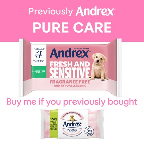 Andrex Fresh & Sensitive Hygiene Wipes thumbnail 4