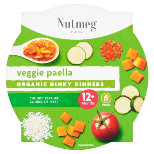 Nutmeg Organic Vegetable Paella Baby Food 12M+