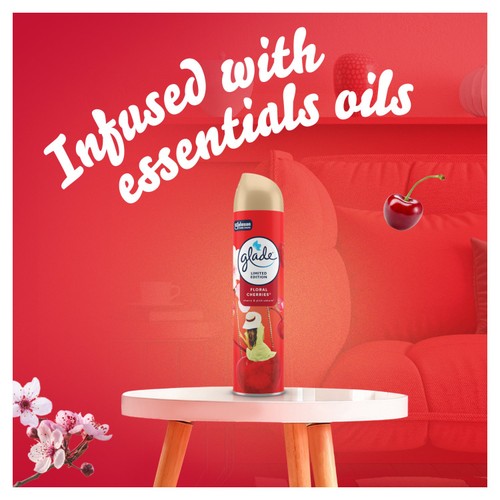 Glade Aerosol Cherry   300ml thumbnail 5