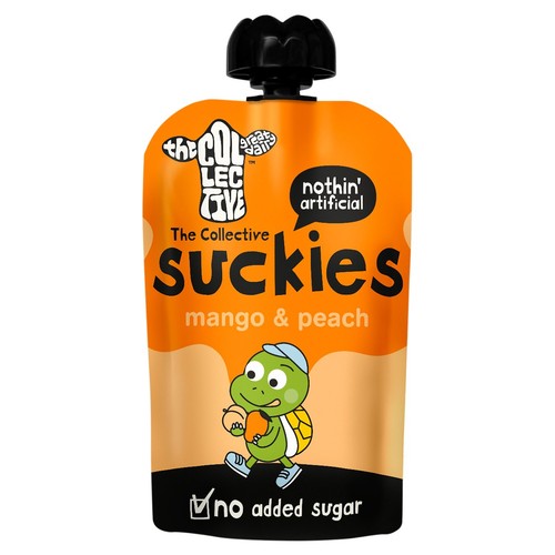 The Collective Suckies No Added Sugar Mango & Peach Yoghurt