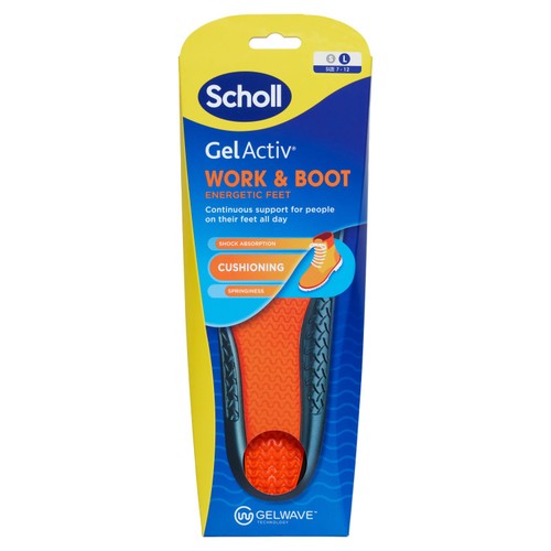 Scholl Gel Activ Work & Boot Insoles Large 2 Insoles thumbnail 2