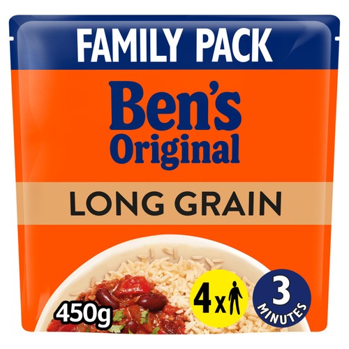 Ben's Original Long Grain Microwave Rice Family Pack
