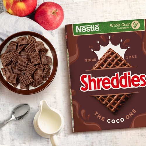 Nestle Shreddies Coco Chocolate Cereal 600g thumbnail 3