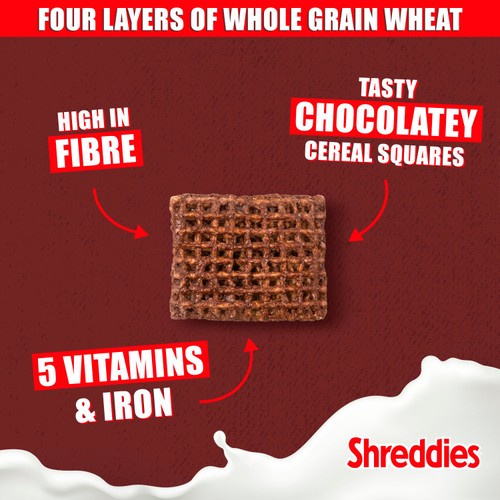 Nestle Shreddies Coco Chocolate Cereal 600g thumbnail 4