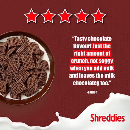 Nestle Shreddies Coco Chocolate Cereal 600g thumbnail 5