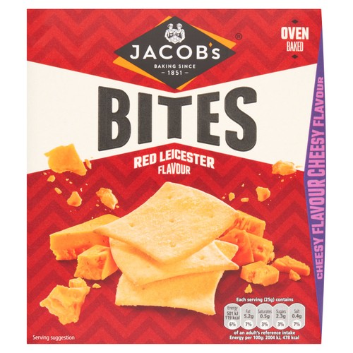 Jacob's Bites Red Leicester Crackers  thumbnail 2