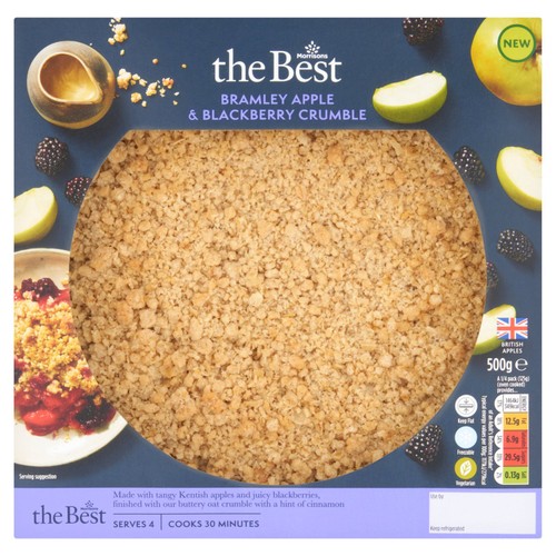 Morrisons The Best Apple & Blackberry Crumble 500g