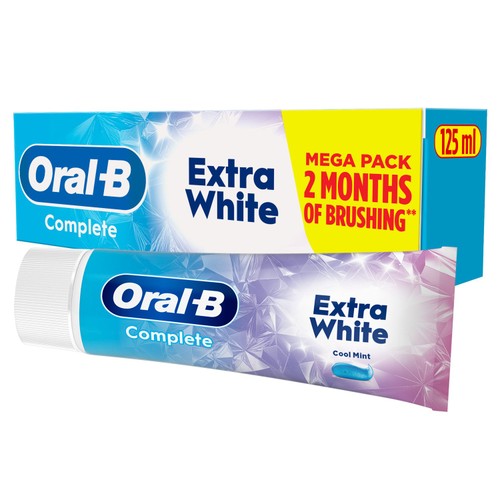 Oral-B Complete Plus Extra White Toothpaste 125ml