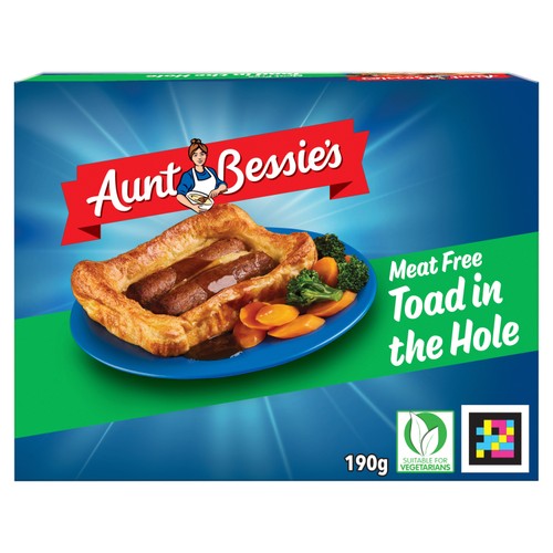 Aunt Bessie's Vegetarian Toad in the Hole Ready Meal