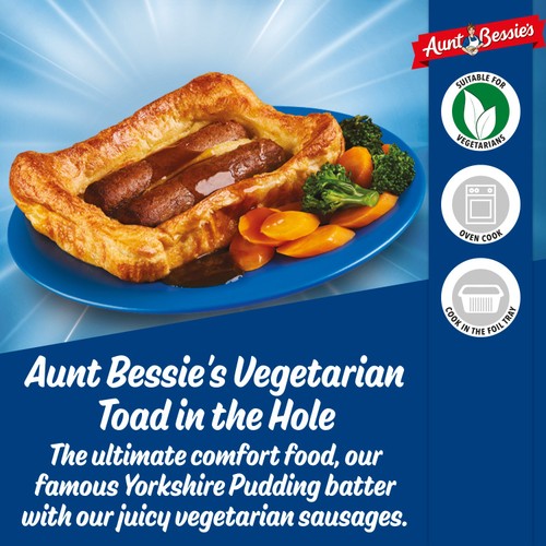 Aunt Bessie's Vegetarian Toad in the Hole Ready Meal 190g  thumbnail 4