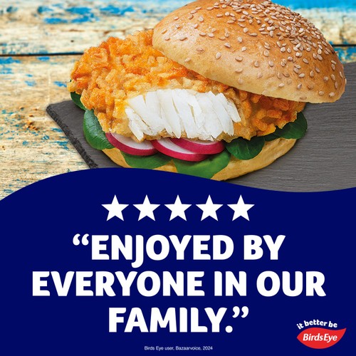Birds Eye 2 Crispy Hash Brown Fish Burgers  thumbnail 3
