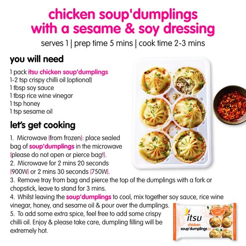 Itsu Chicken Soup Dumplings  thumbnail 3